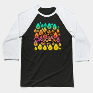 avocado popart Baseball T-Shirt
